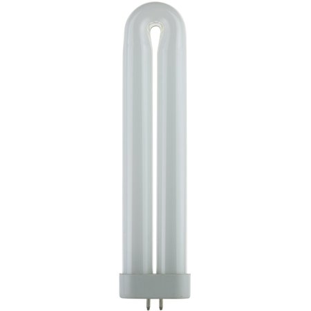 SUNSHINE LIGHTING Sunlite FUL13T6/CW 13 Watt FUL 4-Pin Single U-Shaped Twin Tube 216QA Base, Cool White 05110-SU